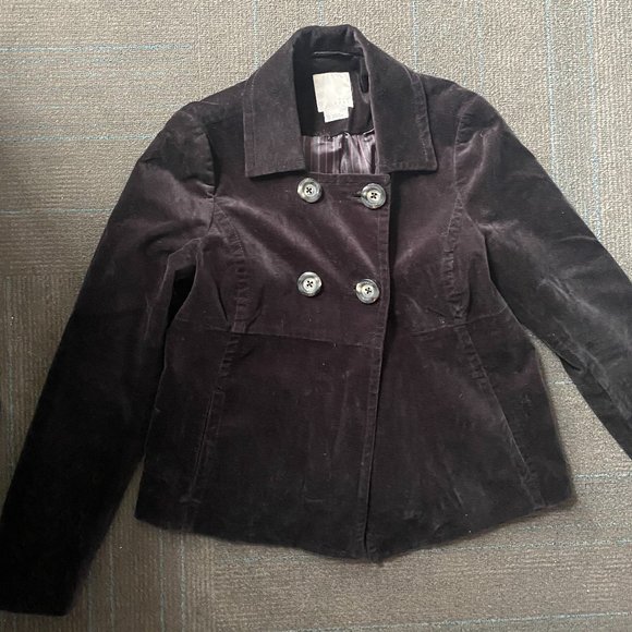 Black felt/velvet jacket - Picture 4 of 10